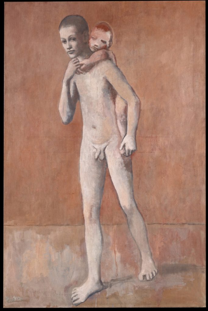 Das Gemälde "Les deux frères" von Pablo Picasso